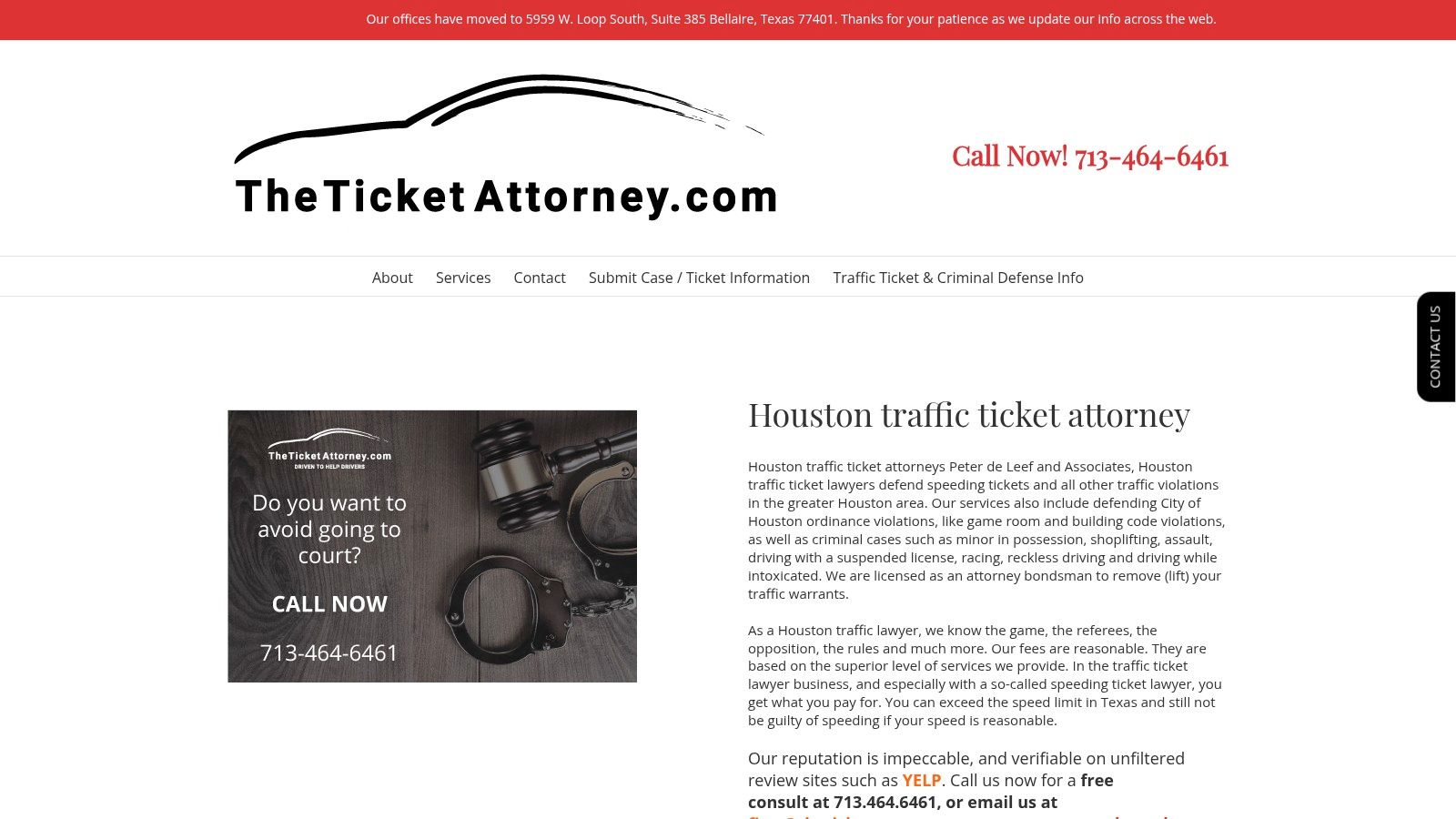 Eutsler Law Firm – The Ticket Attorney