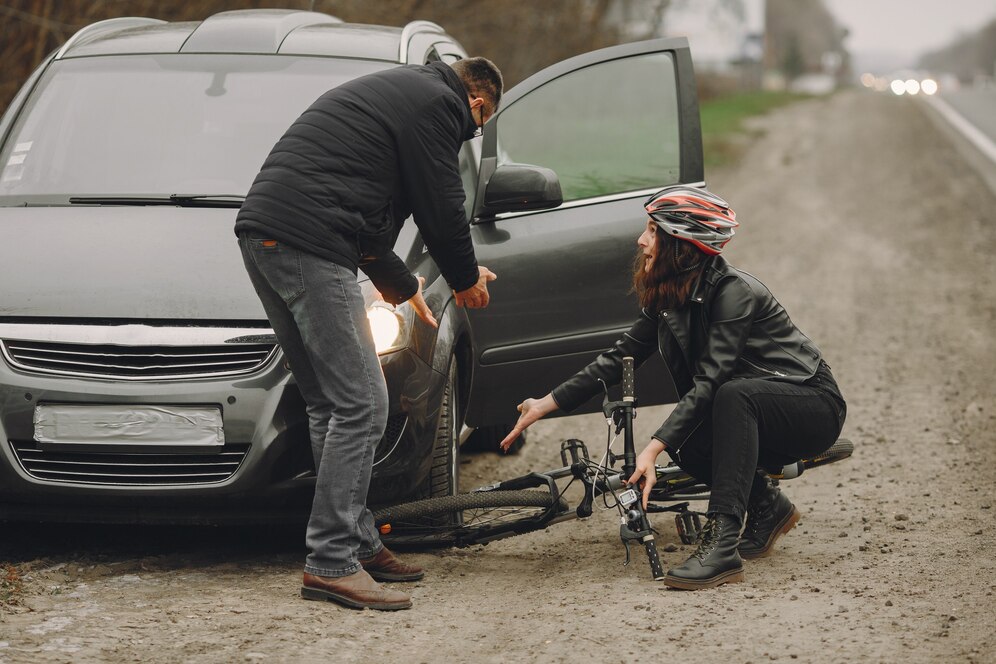 a beginner’s guide to understanding dui on a bike offenses, woman crashed into car girl helmet